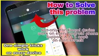 How to Fix Split Screen Is Not Supported For This App | This App Doesn't Support Split Screen