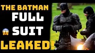THE BATMAN FULL COSTUME LEAKED! (2020) Robert Pattinson
