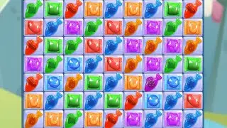Candy Crush Saga Special Level 65 || Wrapped Candies & Jelly Fish || Completed in 1 Moves