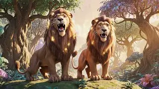 Five Little Toy Lions Roar Roar Roar | Nursery Rhymes for Kids & Baby Songs