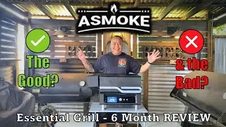 Плюсы и минусы - Обзор Asmoke Essential за 6 месяцев #ASMOKEGrill #ASMOKEEssential #pelletsmoker