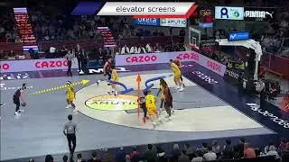 Baskonia - Diamond to elevator, analysis with @KlipDraw Motion