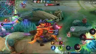 Carmilla catching Layla inside turret.