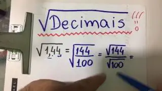 ⏱ RAIZ QUADRADA DE NÚMERO DECIMAL (NÚMERO COM VÍRGULA) 👉 Minuto Matemática