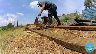 Making No-dig garden beds from Sheep manure.