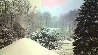 Snowstorm March 5, 2015 6:57am
