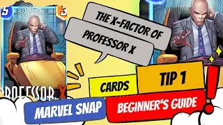 MARVEL SNAP Beginner's Guide - Cards |Tip 1 Lock a Location with Professor X #marvelsnap #professorx