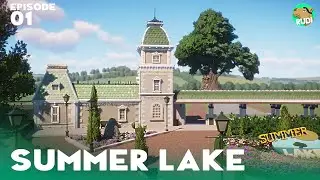 Summer Lake Zoo - Disney inspired Zoo - Planet Zoo Speedbuild - Episode 1