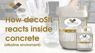Deco Crete - How decoSIL Reacts Inside Concrete Alkaline Enviroment