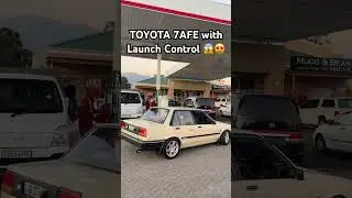 Fitting Launch Control in a old Toyota sounds absolutely mental 🤯😍 #engineswap