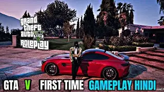 FIRST TIME  GTA V  ROLEPLAY ONLINE GAMEPLAY HINDI ! #gta5 @Ninja-plays-2.0