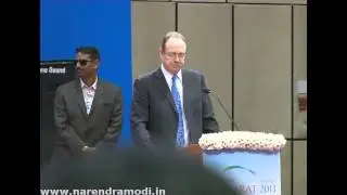 Sir James Bevan, British High Commissioner to India speaks at Vibrant Gujarat Summit 2013