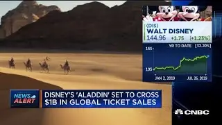 Disney's 'Aladdin' set to be 5th live-action release to reach $1 billion in global sales