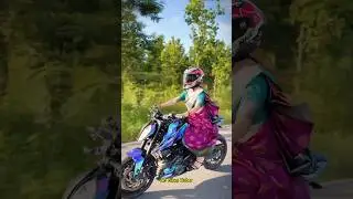 Duke 390 modified 🩵 cute rider girl riding ⚡ #rc390 #ytshorts #shorts #viralshorts