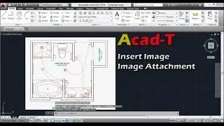 How To Insert an Image in AutoCAD - Image Attachment - AutoCAD Tutorial