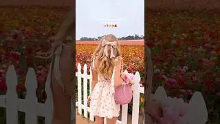 Pinterest flower field inspo 🌸🌾🩷 #girlhood