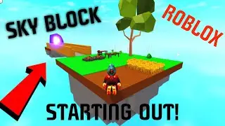Playing Roblox Skyblock For The First Time!