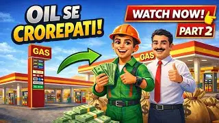 Oil Se Crorepati Part 2 💰 Gas Station Unlock! Petrol Empire Simulator Gameplay Hindi