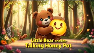 Little Bear 🐻 and the Talking Honey Pot 🍯 | Fun Food & Animal Nursery Rhyme for Kids | Honey Song