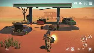 Dead Wasteland: Survival - Minigun vs Hogs