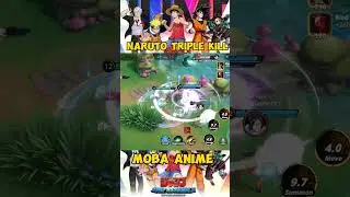 TRIPLE KILL BY NARUTO #jumpassemble #gameplay #games #moba #fyp #anime #game #mobilelegends #mlbb