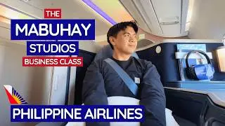 My First BUSINESS CLASS Experience! Philippine Airlines A350-1000