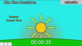 Sensory Sunset Timer