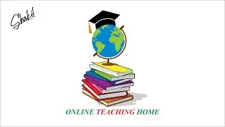 Online Teaching Home Logo Design| Shakil Ahmed| SR Graphics Point BD | Logo Design | Online Teaching