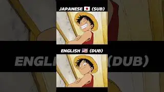 My name is Monkey D Luffy (Sub vs Dub) #shorts #animeedit #anime #subvsdub #sub #dubbing #dub #cute