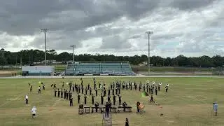 Eustis High School Golden Panther Band at 2024 Ocala Marching Band Competition