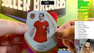 2025 Topps FC Bayern M&uuml;nchen 125th Anniversary Soccer 1 Box/Case, High Roller SERIAL # Break #HR1