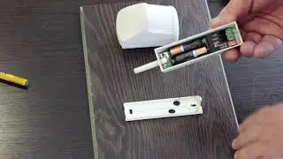 Замена батарейки в датчике открытия двери Jablotron Profi 60