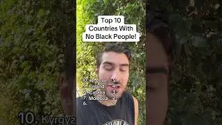 Top 10 Countries With No Black People!