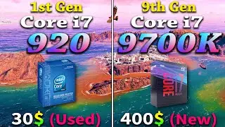 Core i7 920 (1st Gen) vs Core i7 9700K (9th Gen) | PC Gaming Benchmark Test