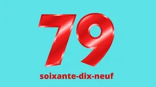 French Numbers 1 to 80  - Daily french Learn   | Lesson 6