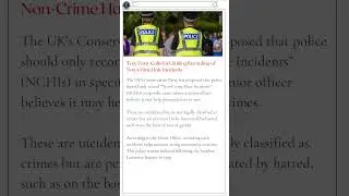 Tory Party Calls for Limiting Recording of Non-Crime Hate Incidents