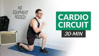 30-Minute Cardio Workout - circuit training for recovery (No equipment needed!) [Cardio Circuit 001]