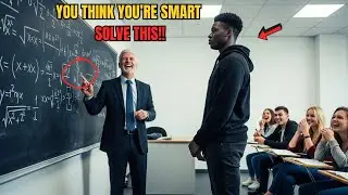Prof Doesn't Know Black Student Is Math Prodigy &mdash; Sets 'Impossible' Equation to Mock Him, Regrets It