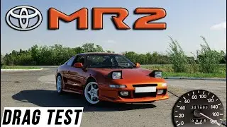 Drag Test: Toyota MR2 II (W20) RWD | L4 2.0 245 HP MT5 | Acceleration 0-100, 402m (1/4 miles)
