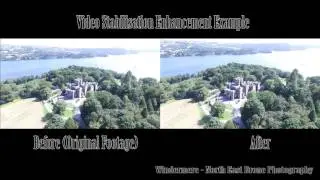 Shaky Drone Footage Video Editing Stabilisation Example