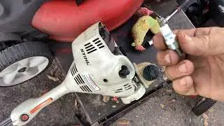 Бензиновый кусторез/триммер Stihl FS 56 RC с петлевой рукояткой и прямым валом, 2017 г. Клиент пр...