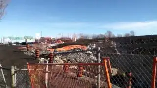 417 Hurdman Bridge Construction 09 March 2014