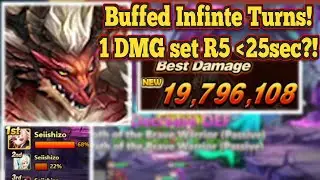 The New PvE R5/Rift Beast Meta?! Buffed Infinte Turns Deragron! - Summoners War