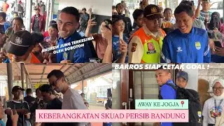 KEBERANGKATAN PERSIB BANDUNG MENUJU JOGJA UNTUK MELAWAN PSBS BIAK COYYYYY✨💙 #persibbandung #bobotoh 
