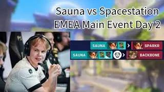 Sauna POV vs Spacestation Gaming (Runasapi) [EMEA Main Event Day 2]