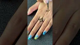 Easy back hand Mehndi// stylish Mehndi design