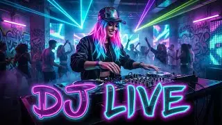 Hip Hop DJ LIVE | Street Beats & Neon Graffiti Vibes