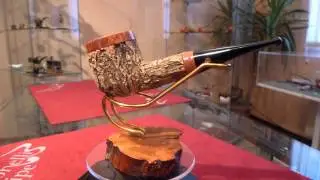 Briar pipe Tom Spanu 9mm billiard covered cork -  eBay item number: 181355613283