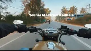 Yennai Maatrum Kadhale Whatsapp status song   #yennaimaatrumkadhale #royalenfield #chikmagalur