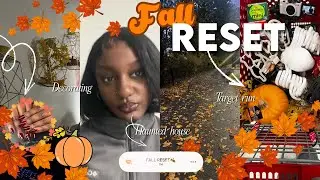 FALL RESET ✩ | haunted house, fall decor shopping, new nails, cleaning, etc!